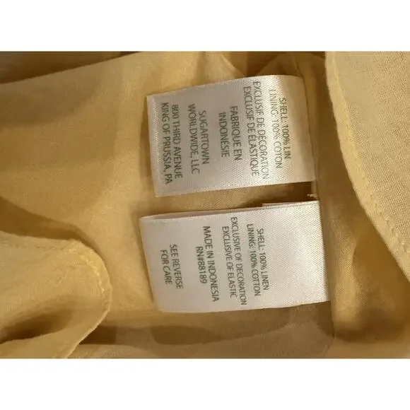 Lilly Pulitzer Dress 8 Multicolor Linen Striped Maxi Sundress Resort Vacation - Picture 7 of 11